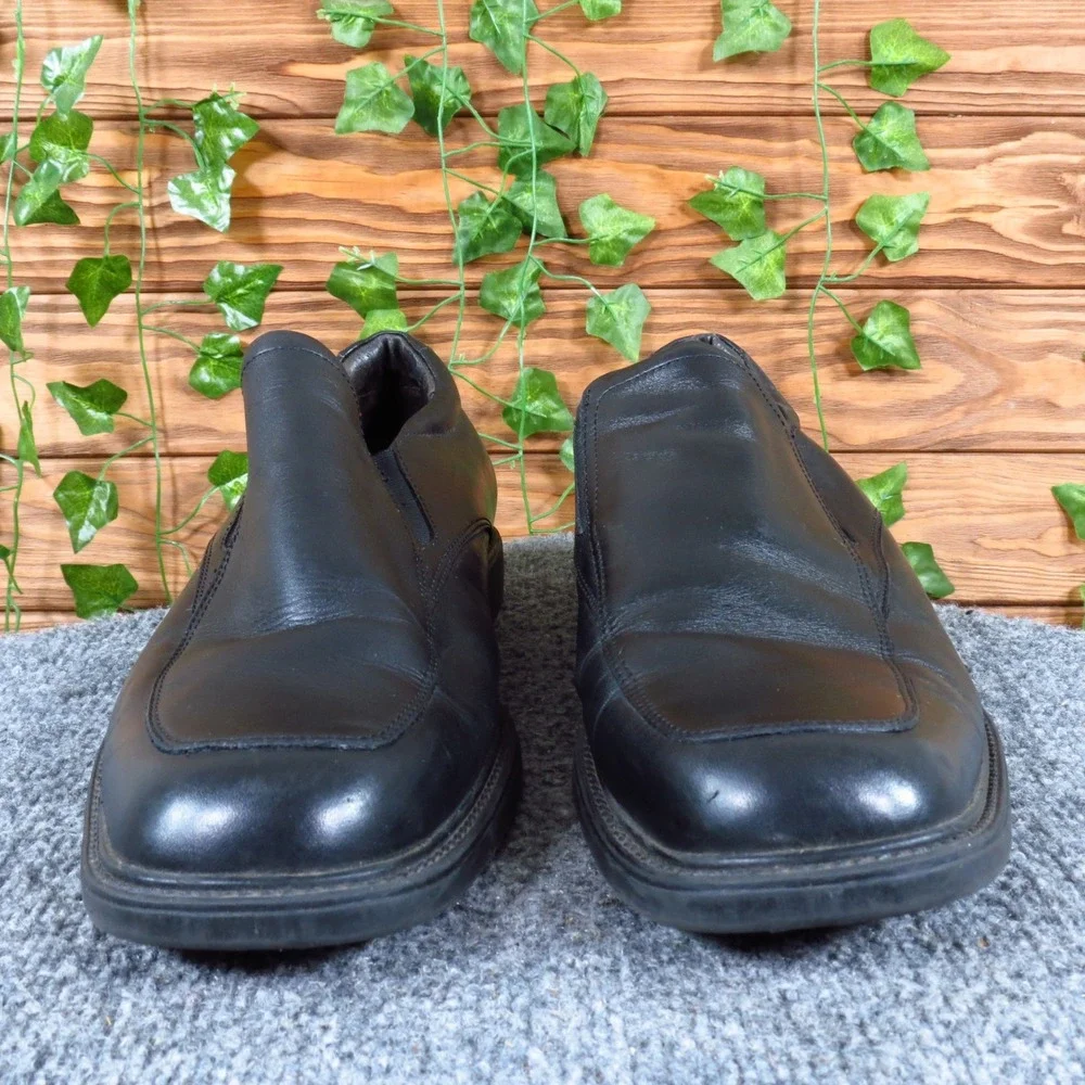 Nunn Bush 81065-01 Mens Slip On‎ Loafer Size 11 Business Casual Black Leather
